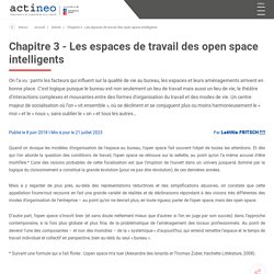 Chapitre 3 - Les espaces de travail des open space intelligents