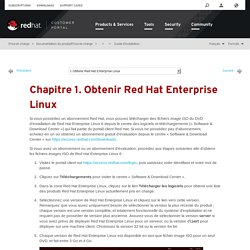 Chapitre 1. Obtenir Red Hat Enterprise Linux