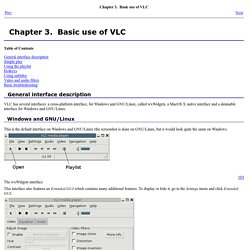 Chapter 3.  Basic use of VLC