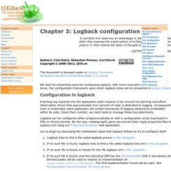 Chapter 3: Configuration