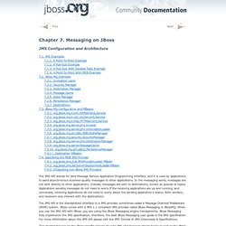 Chapter 7. Messaging on JBoss