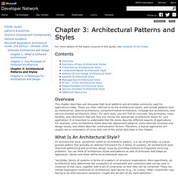 Chapter 3: Architectural Patterns and Styles