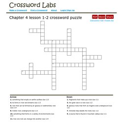Chapter 4 lesson 1-2 crossword puzzle - Crossword Labs