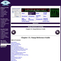 Chapter 15. Nmap Reference Guide