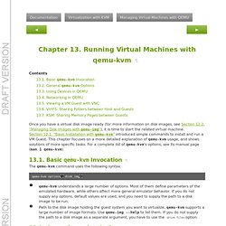 Chapter 13. Running Virtual Machines with qemu-kvm