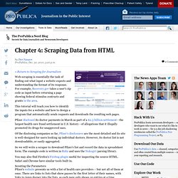 Chapter 4: Scraping Data from HTML