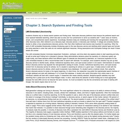 *Chapter 3. Search Systems and Finding Tools (Burke, LTR) skim