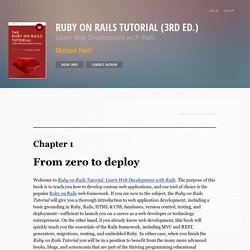Chapter 1: From zero to deploy