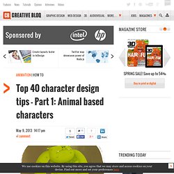 Top 40 character design tips - Part 1: Animal based characters