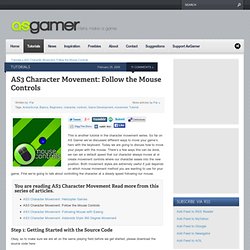 Character Movement: Follow the Mouse Controls
