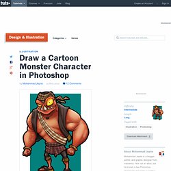 Draw a Cartoon Monster Character in Photoshop - Tuts+ Design & Illustration Tutorial
