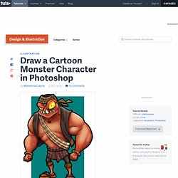Draw a Cartoon Monster Character in Photoshop