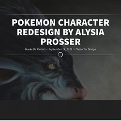 Pokemon Character Redesign by Alysia Prosser