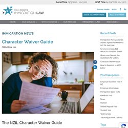 Character Waiver Guide