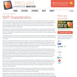 ISFP Characteristics