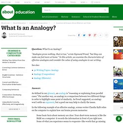 What Is an Analogy? - Examples and Characteristics of Effective Analogies