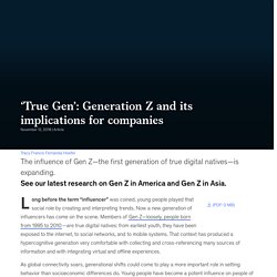 Generation Z characteristics and its implications for companies