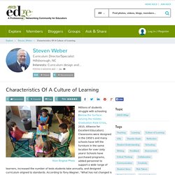 Characteristics Of A Culture of Learning