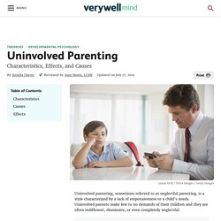 Characteristics of Uninvolved Parenting