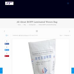 Characteristics of Film PP Woven Bag and Block Bottom Valve Bags