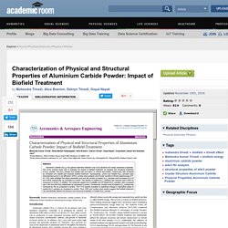 Assessment of Physical Properties of Aluminium Carbide Powder