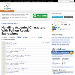 Python - UnicodeDecodeError: 'utf8' codec can't decode byte 0x9c. What is the best way to remove accents in a python unicode string. Regex 2013-02-23.