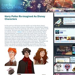 Harry Potter Re-imagined As Disney Characters