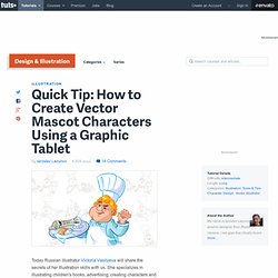 How to Create Vector Mascot Characters Using a Graphic Tablet