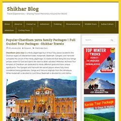 Book Chardham yatra family Package