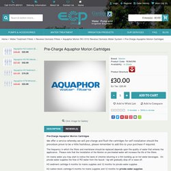 Aquaphor morion filters