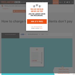 How to charge late fees when clients don’t pay on time