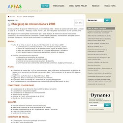 Chargé(e) de mission Natura 2000