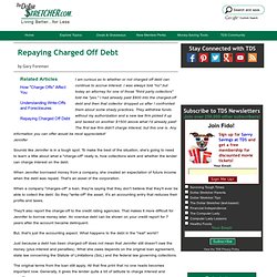 Charged Off Debt