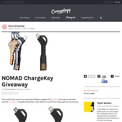 NOMAD ChargeKey Giveaway
