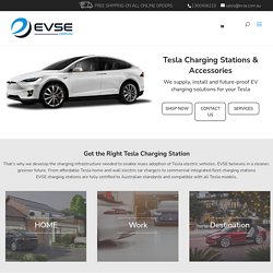 Certified Tesla Charging Stations and Accessories - EVSE Australia