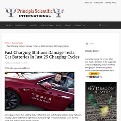 Fast Charging Stations Damage Tesla Car Batteries in Just 25 Charging Cycles