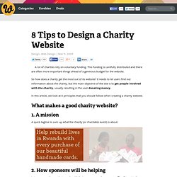 8 Tips to Design a Charity Website