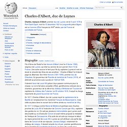 Charles d'Albert, duc de Luynes