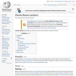 Charles Baxter (author)
