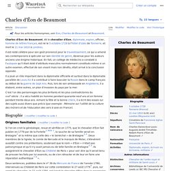 Charles d'Éon de Beaumont
