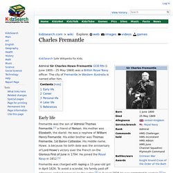 Charles Fremantle Facts for Kids
