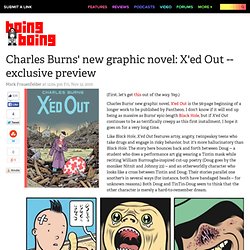 Charles Burns' new graphic novel: X'ed Out