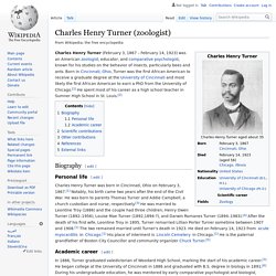 Charles Henry Turner (zoologist)
