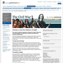 Charles I and the Petition of Right