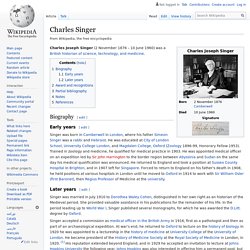 Charles Singer