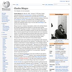 Charles Mingus