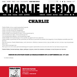 Le dessin satirique expliqué aux cons - Charlie Hebdo