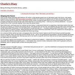Charlie&#039;s Diary: Shaping the future