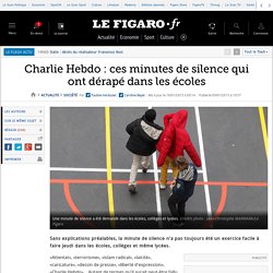 Charlie Hebdo : ces minutes de silence qui ont dérapé dans les écoles