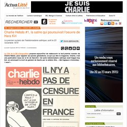 Charlie Hebdo #1, la satire qui poursuivait l'oeuvre de Hara Kiri
